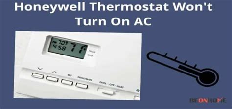 Honeywell Thermostat Won’t Turn on AC - How to Fix & Repair? - www ...