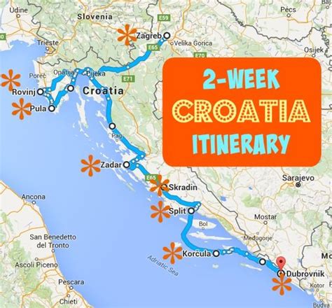 Croatia Itinerary: A Complete Guide to 2 Weeks in Croatia | Croatia itinerary, Croatia travel ...