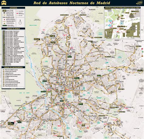 Madrid night buses - Full size | Gifex