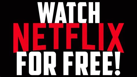 Watch Netflix For Free Without A Paid Subscription - YouTube