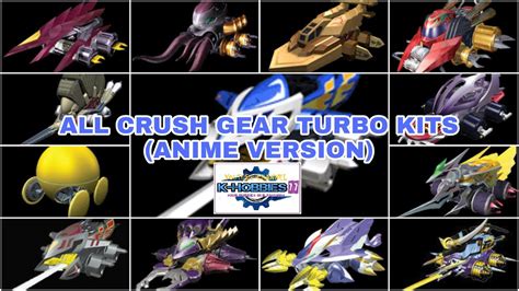 All Crush Gear Turbo Kits Anime Version - YouTube