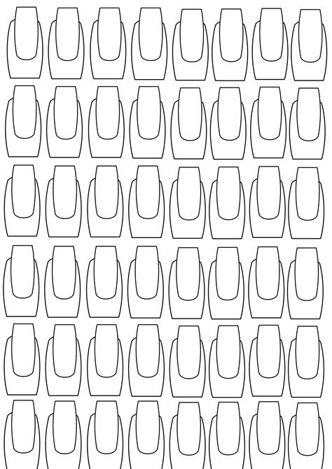 Print Out And Use It For Practice, If Laminated, Can Be Used With Gel C4E Nail Drawing, Drawing ...
