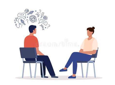 Talk Therapy Abstract Concept Vector Illustration. Stock Vector - Illustration of sector, talk ...