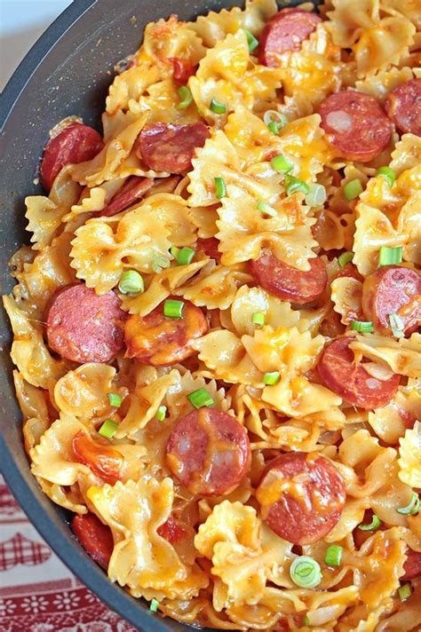 One Pot Kielbasa Pasta | Recipe | Skillets, Kielbasa and Vegetables