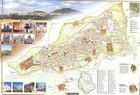 Assisi Italy Map