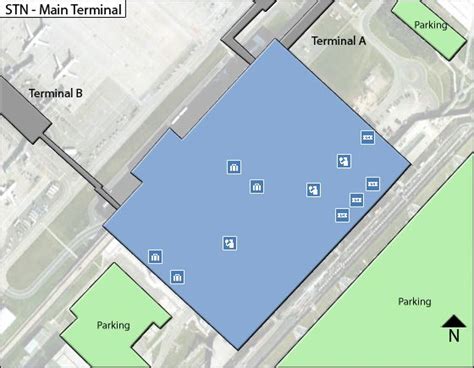 London Stansted STN Airport Terminal Map