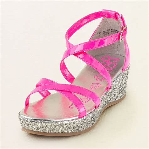 girl - shoes - sparkle platform sandal | Children's Clothing | Kids ...