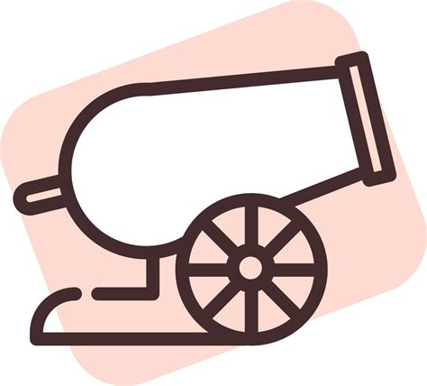 Circus cannon, illustration, vector on a white background. 13772829 ...