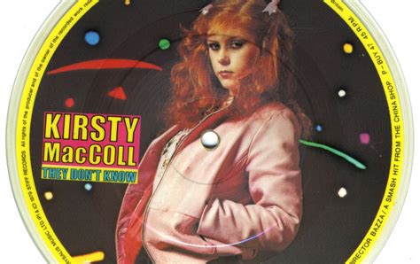 Music on vinyl: They don't know - Kirsty MacColl