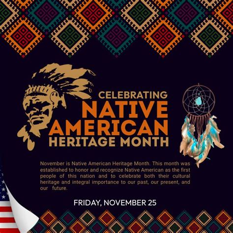 Native American Heritage Month 2023 Poster Online | dakora.com.co