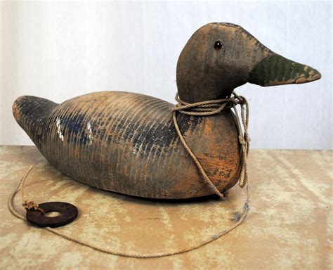 Vintage Wooden Duck Antique Decoy