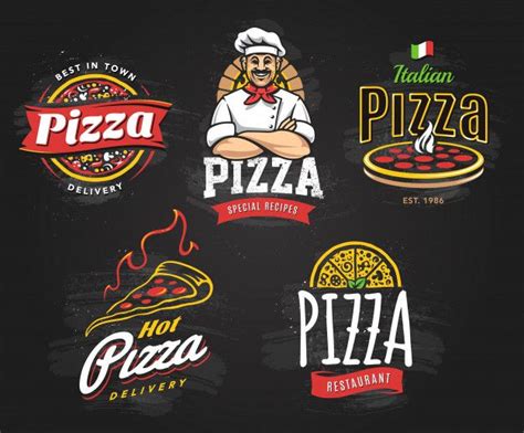 Pizza Vetor grátis | Free Vector #Freepik #freevector #fundo | Pizza logo, Logotipos de ...