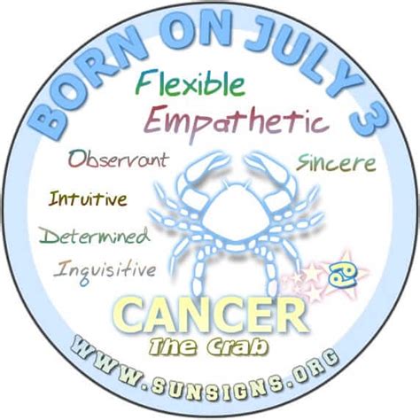 July 3 Zodiac Horoscope Birthday Personality - SunSigns.Org