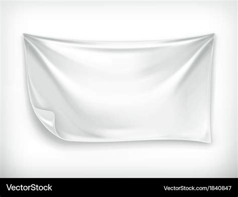 White banner Royalty Free Vector Image - VectorStock