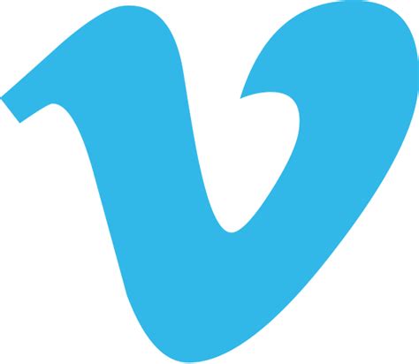 Vimeo V Logo transparent PNG - StickPNG