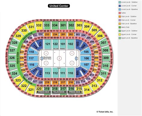 United Center Seating Chart View | Elcho Table