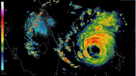 Hurricane Dorian radar display (Eyewall Replacement Cycle) /SWE - YouTube