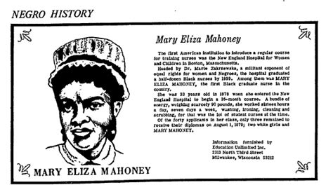 Mary Eliza Mahoney Genealogy & Ancestry Articles | GenealogyBank Blog