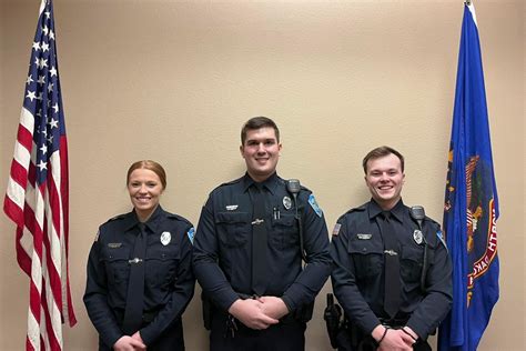 Dickinson Police Department swears in three homegrown officers - The ...