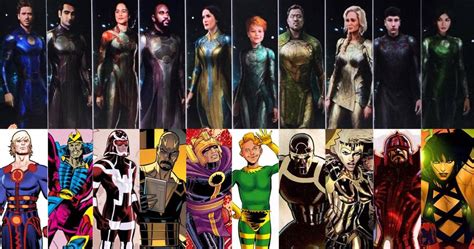 Marvel's Eternals First Look at Angelina Jolie & Cast in Costume