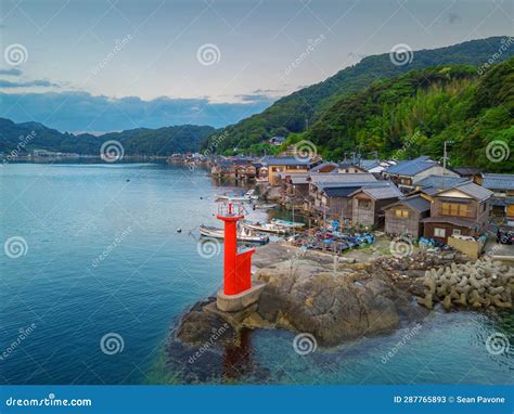 Ine Bay, Kyoto, Japan stock image. Image of famous, boathouses - 287765893