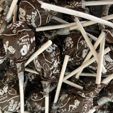 Chocolate Tootsie Roll Pops - VillageCandyShop.com