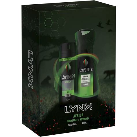 Lynx Africa Duo Gift Pack Each | Woolworths