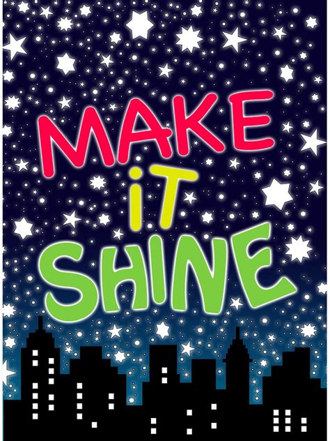 "Make It Shine - Victorious" Sticker for Sale by annabanana17 | Redbubble