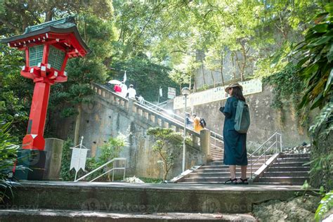 Enoshima shrine at Enoshima Island in Fujisawa, Kanagawa, Japan ...