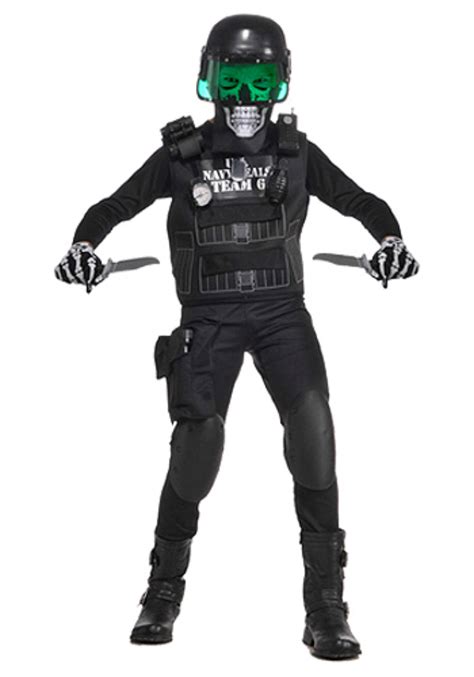 Zombie Navy Seal Boys Costume - Scary Kids Military, Zombie Costumes