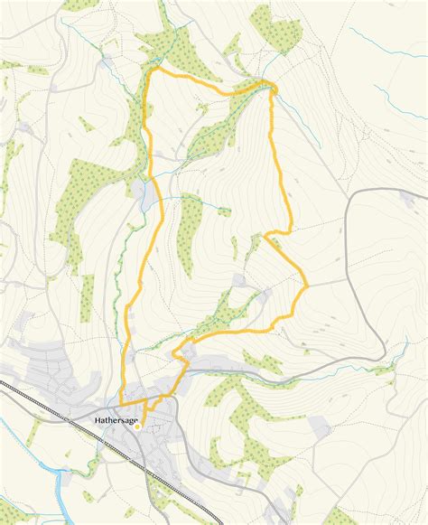 Walks around Hathersage, plus a route map — Local Walks