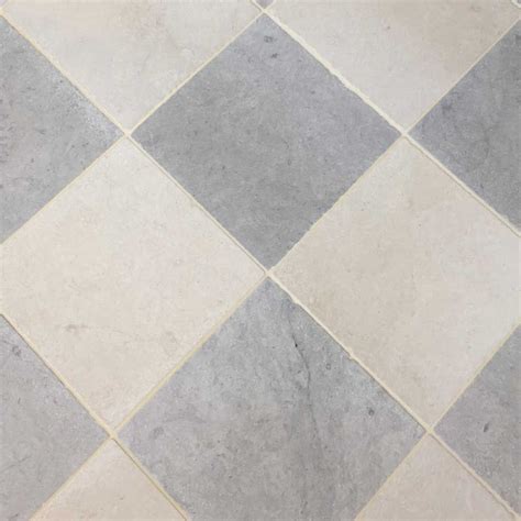 soft checkerboard | Limestone flooring, Checkered floors, Foyer flooring