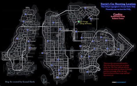 Grand Theft Auto IV Stevies' Car Locations - Neoseeker Walkthroughs