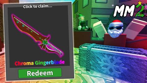 I GOT THE NEW CHROMA GINGERBLADE! (300 KEY MM2 UNBOXING) - YouTube