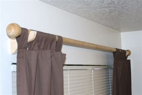 Wooden Curtain Rod Brackets Home Depot | Home Design Ideas