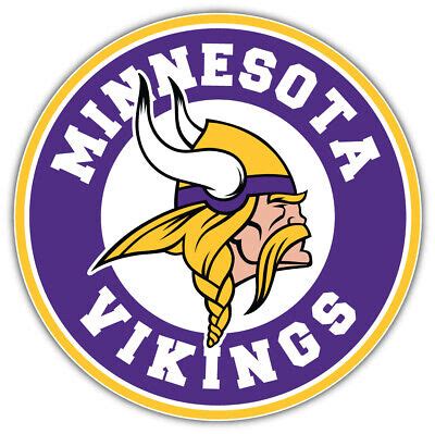 Minnesota Vikings Logo NFL Sport Car Bumper Sticker Decal "SIZES" | eBay