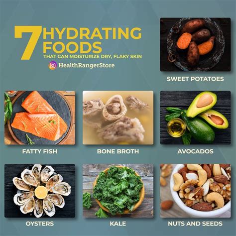 7 Hydrating foods that can moisturize dry, flaky skin. [Video] | Hydrating foods, Foods for skin ...