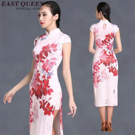 side slit cheongsam chinese style modern chinese oriental dresses Chinese traditional dress ...