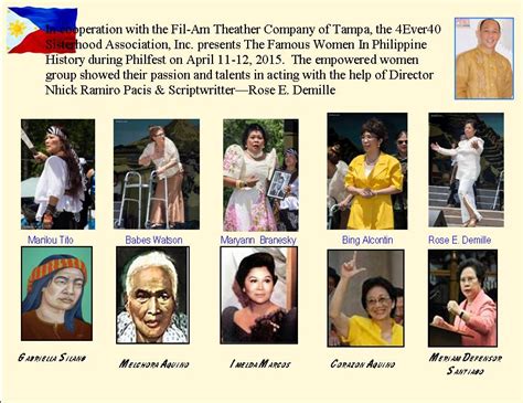 Famous Women In The Philippine History – 4Ever40 Sisterhood Association ...