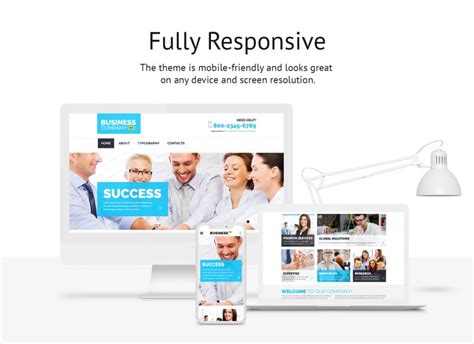 Free Business Responsive Template Website Template