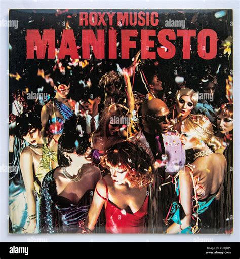 LP cover of Manifesto, the sixth studio album by Roxy Music, which was released in 1979 Stock ...