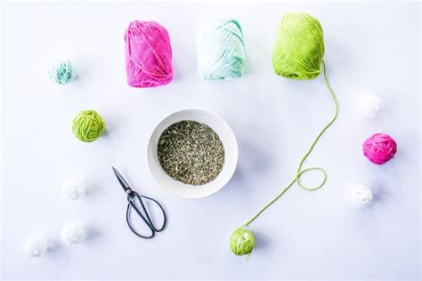 DIY Catnip Yarn Ball - Salty Canary