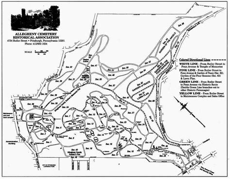 Allegheny Ancestry & Genealogy Trails: Allegheny Area Cemetery Maps