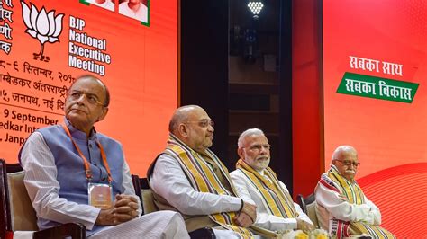 BJP national executive meet offers keen look at the silhouette of Modi-Shah's three-pronged 2019 ...