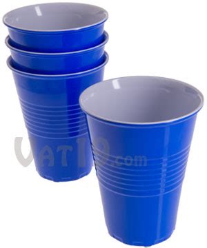 Reusable "Plastic" Cups: Party cups that you never throw away.