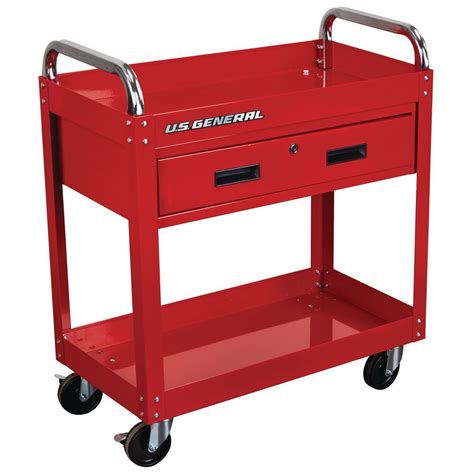 30 in. Service Cart with Drawer, Red | Tool cart, Tool storage, Storage ...