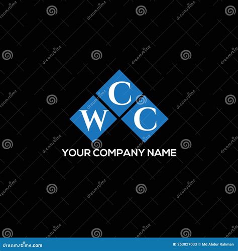 WCC Letter Logo Design on WHITE Background. WCC Creative Initials ...