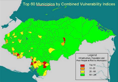 Honduras Climate Map