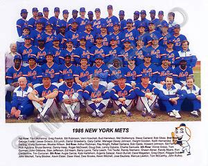 1986 NEW YORK METS WORLD SERIES CHAMPIONS BASEBALL 8x10 TEAM PHOTO | eBay