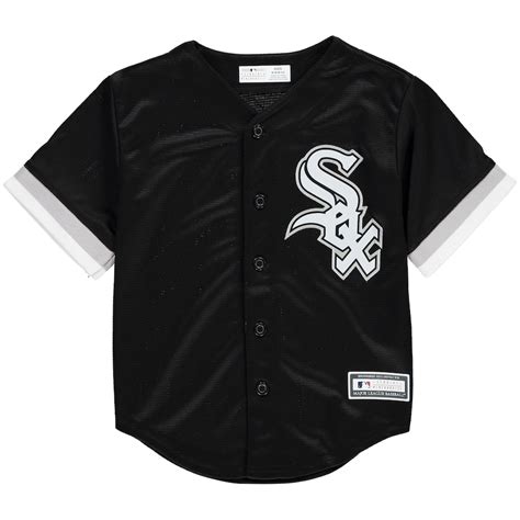 Preschool Chicago White Sox Black Replica Team Jersey